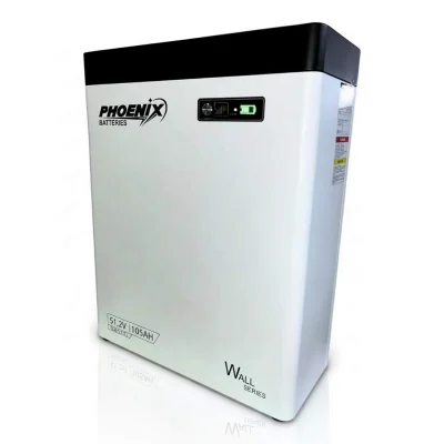 Phoenix 51.2 V 105 Ah Wall Series Lithium Battery (IP65)