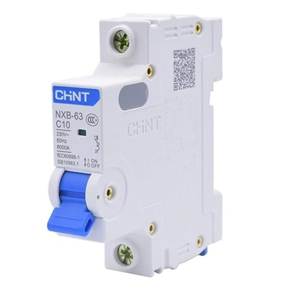 CHINT NXB-63 1P 230V Miniature Circuit Breaker (MCB) – Overload & Short Circuit Protection (10A, 16A, 20A) - Image 2