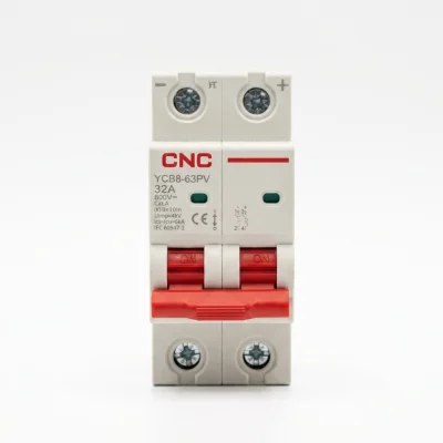 CNC YCB8-63PV 2P 500V DC MCB Solar Mini Circuit Breaker