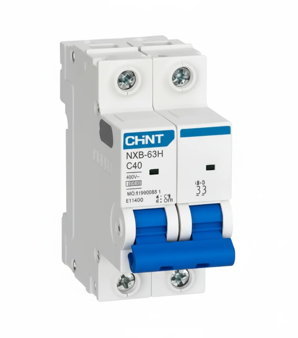 CHINT NXB-63 2P AC 400V 63A Miniature Circuit Breaker (MCB) - Image 2