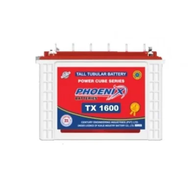 Phoenix TX 1600 185Ah 05 Plates Tall Tubular Battery