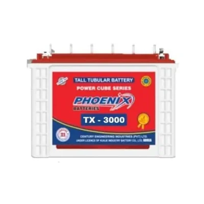 Phoenix TX 3000 245AH 07 Plates Tall Tubular Battery