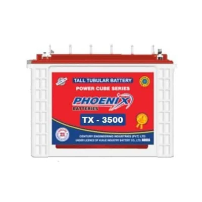 Phoenix TX 3500 280AH 09 Plates Tall Tubular Battery