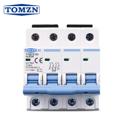 Tomzn TOB7Z-63 4P DC 1200V MCB Circuit Breaker