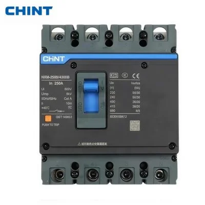 CHINT 4 Pole 250A MCCB | 3 Phase AC Moulded Case Circuit Breaker